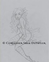 Dec Sketchfest Pin-up Xmas Elf